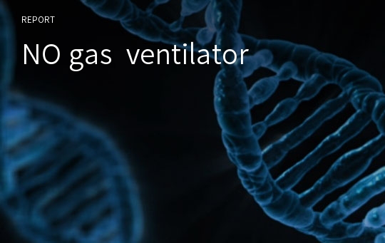 NO gas  ventilator