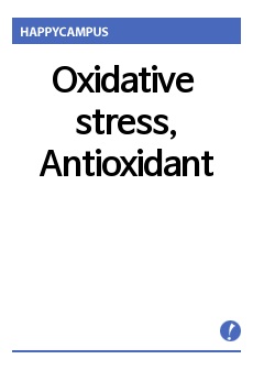 Oxidative stress, Antioxidant, Health, and Ageing