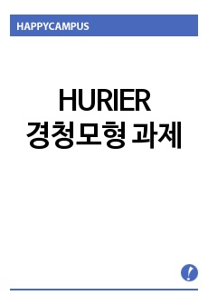 2015이미지관리와커뮤니케이션 HURIER경청모형 과제 A+