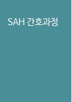 SAH 간호과정 