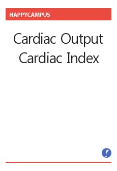 Cardiac Output,Cardiac Index