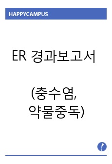 응급실 경과보고서 케이스 2개