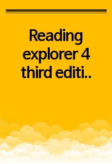 Reading explorer 4 third edition 6A 해석본