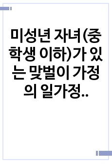 미성년 자녀(중학생 이하)가 있는 맞벌이 가정의 일가정 양립 경험에 대한 인터뷰에 대한 보고서