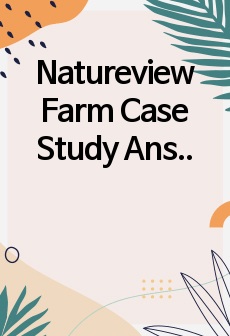 Natureview Farm Case Study Answer