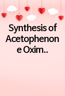 Synthesis of Acetophenone Oxime 예비보고서