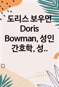 도리스 보우먼 Doris Bowman, 성인간호학, 성인간호학 실습, 브이심, Vsim, Pre-Simulation Quiz 사전퀴즈, Vsim Simulation, Post-Simulation Quiz 사후퀴즈