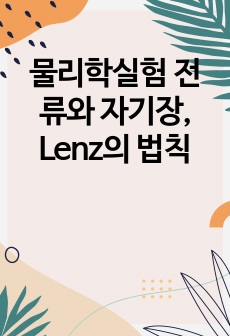 물리학실험 전류와 자기장, Lenz의 법칙