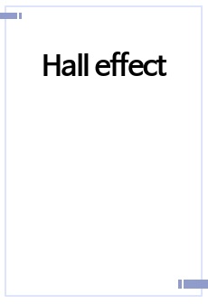 Hall effect