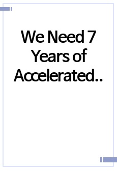 We Need 7 Years of Accelerated, Transformative Action to Achieve SDGs