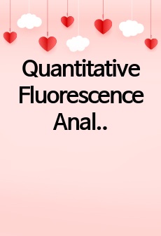 Quantitative Fluorescence Analysis